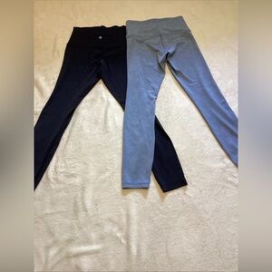 lululemon athletica Kids Leggings - Black & Slate Blue